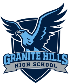 Granite Hills High School eagle shield logo